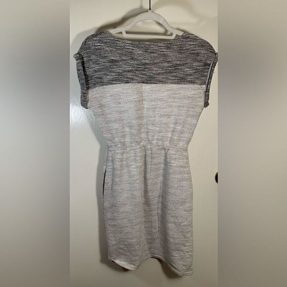 EDMe & ESYLLTE Anthro EUC gray color block sleeveless knit cotton dress Size XS - Picture 4 of 6